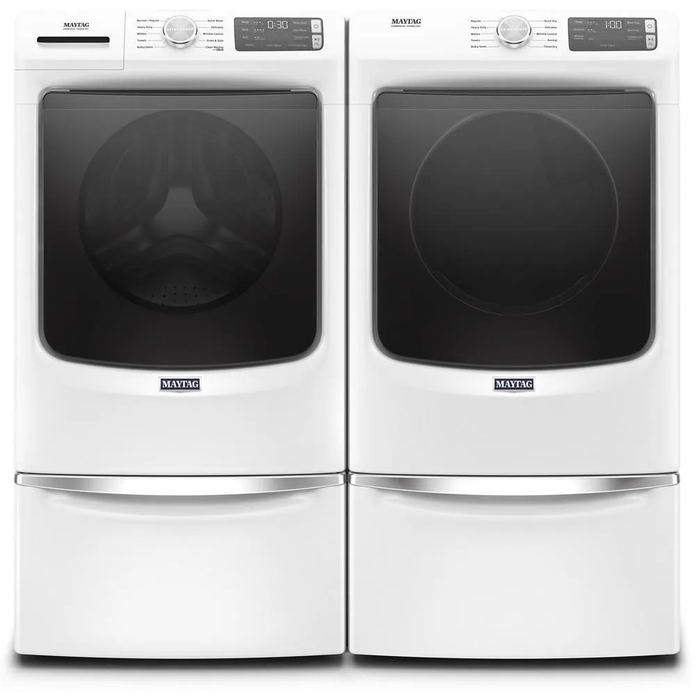 Maytag MGD5630HW Front Load Gas Dryer with Extra Power and Quick Dry cycle - 7.3 cu. ft.