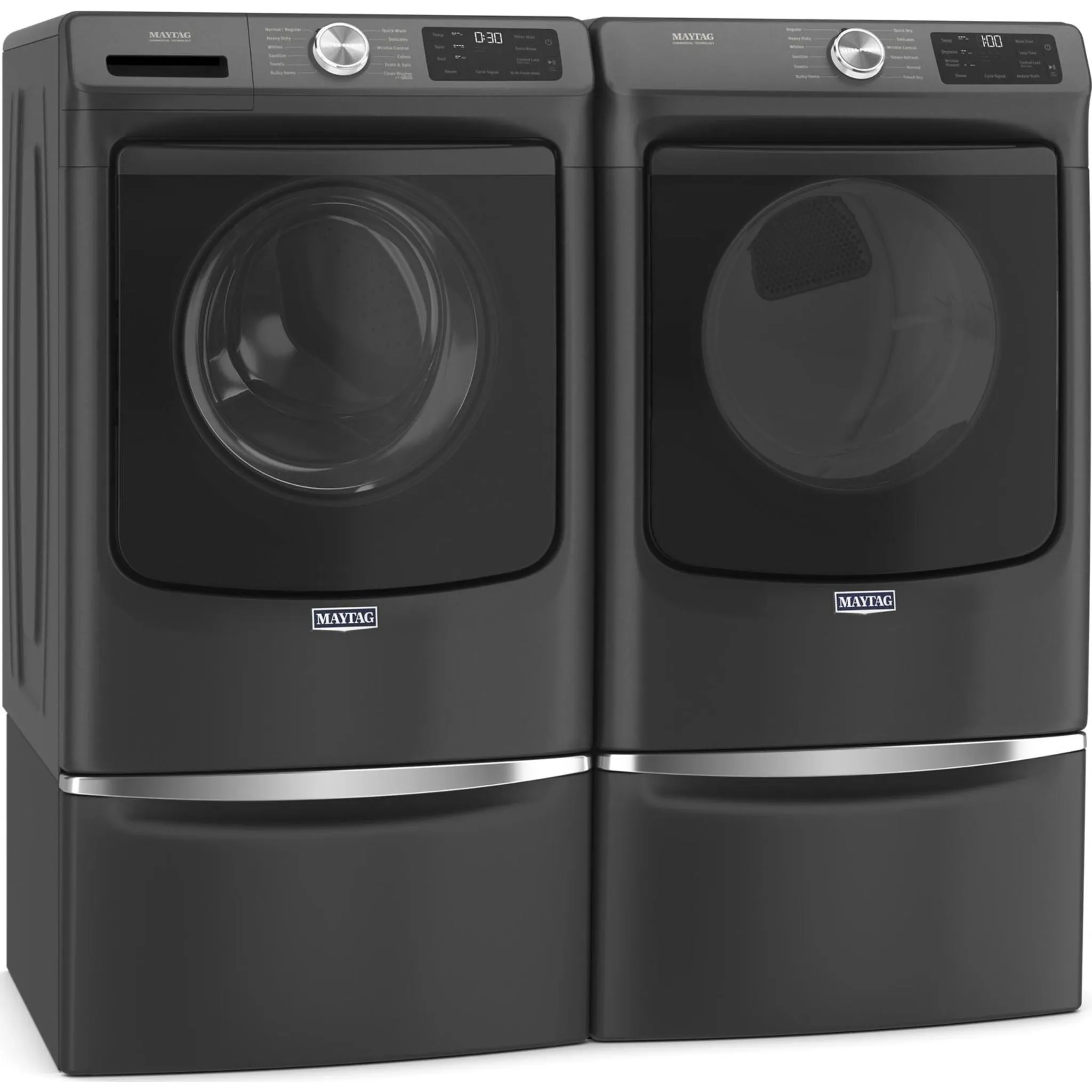 Maytag Natural Gas Dryer (MGD6630MBK) - Volcano Black