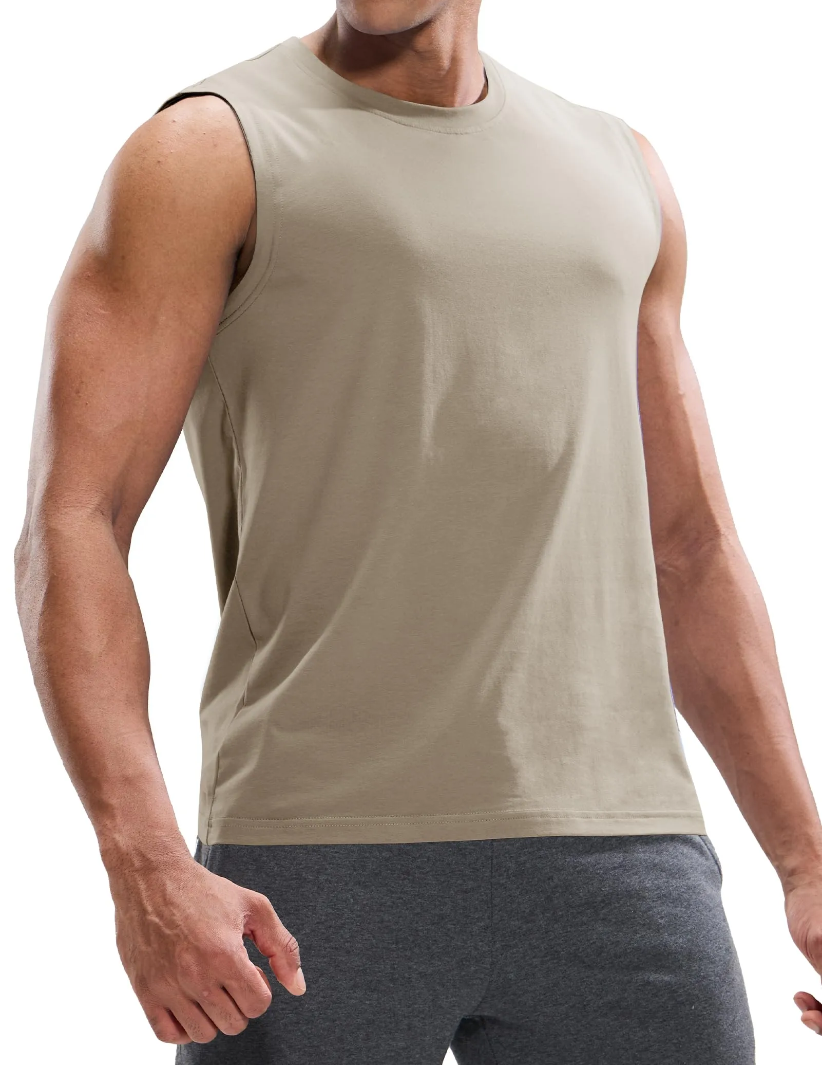 Men's Cotton Sleeveless Muscle Shirts