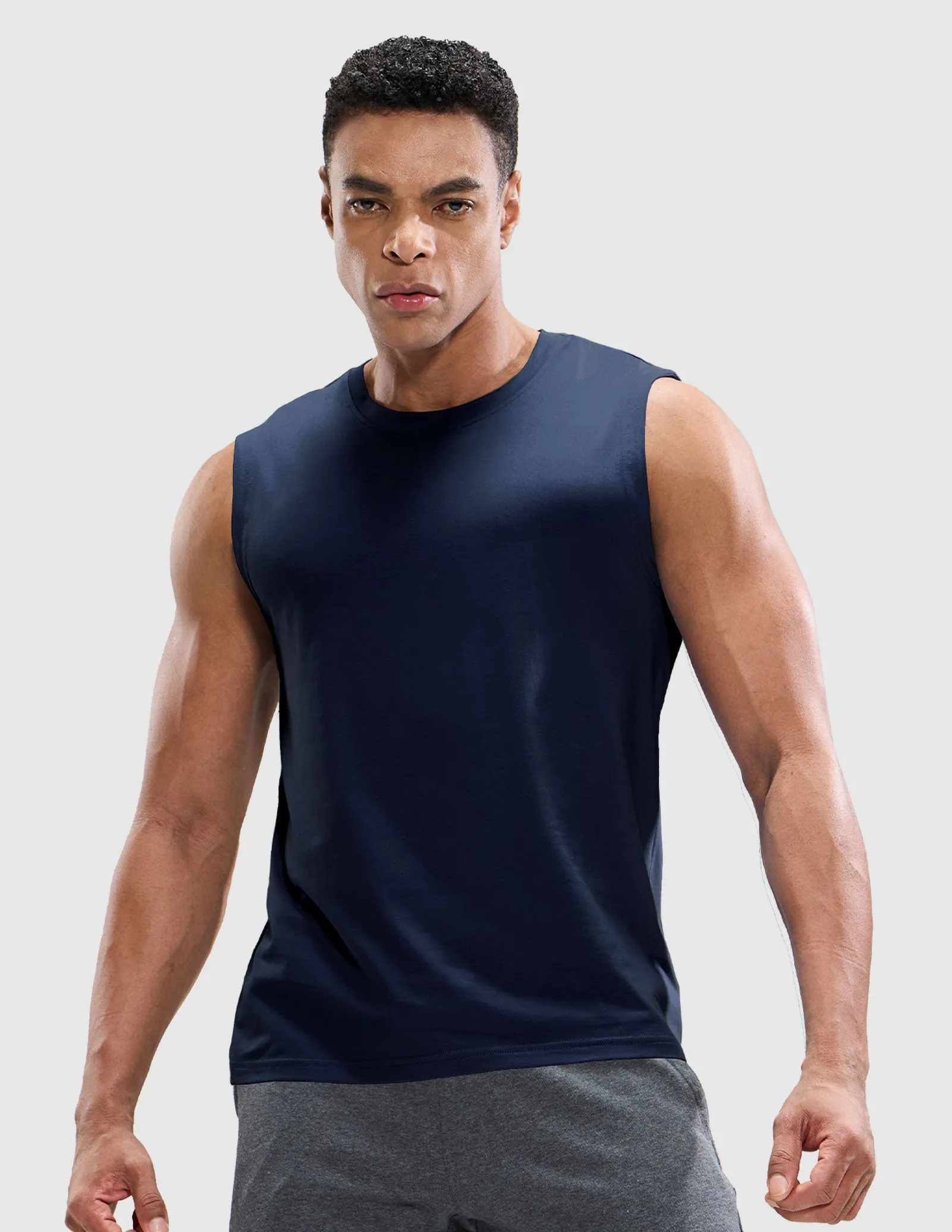 Men's Cotton Sleeveless Muscle Shirts