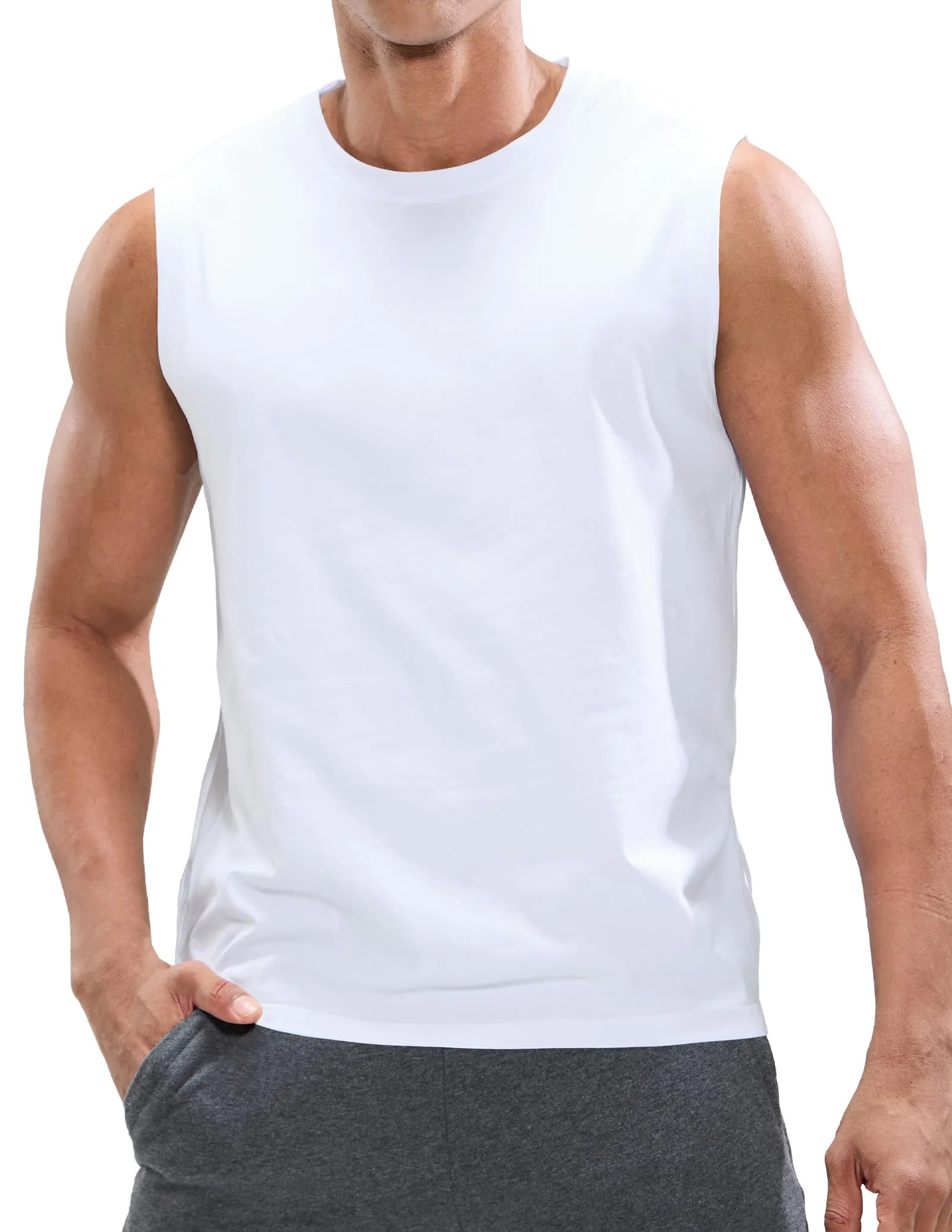 Men's Cotton Sleeveless Muscle Shirts