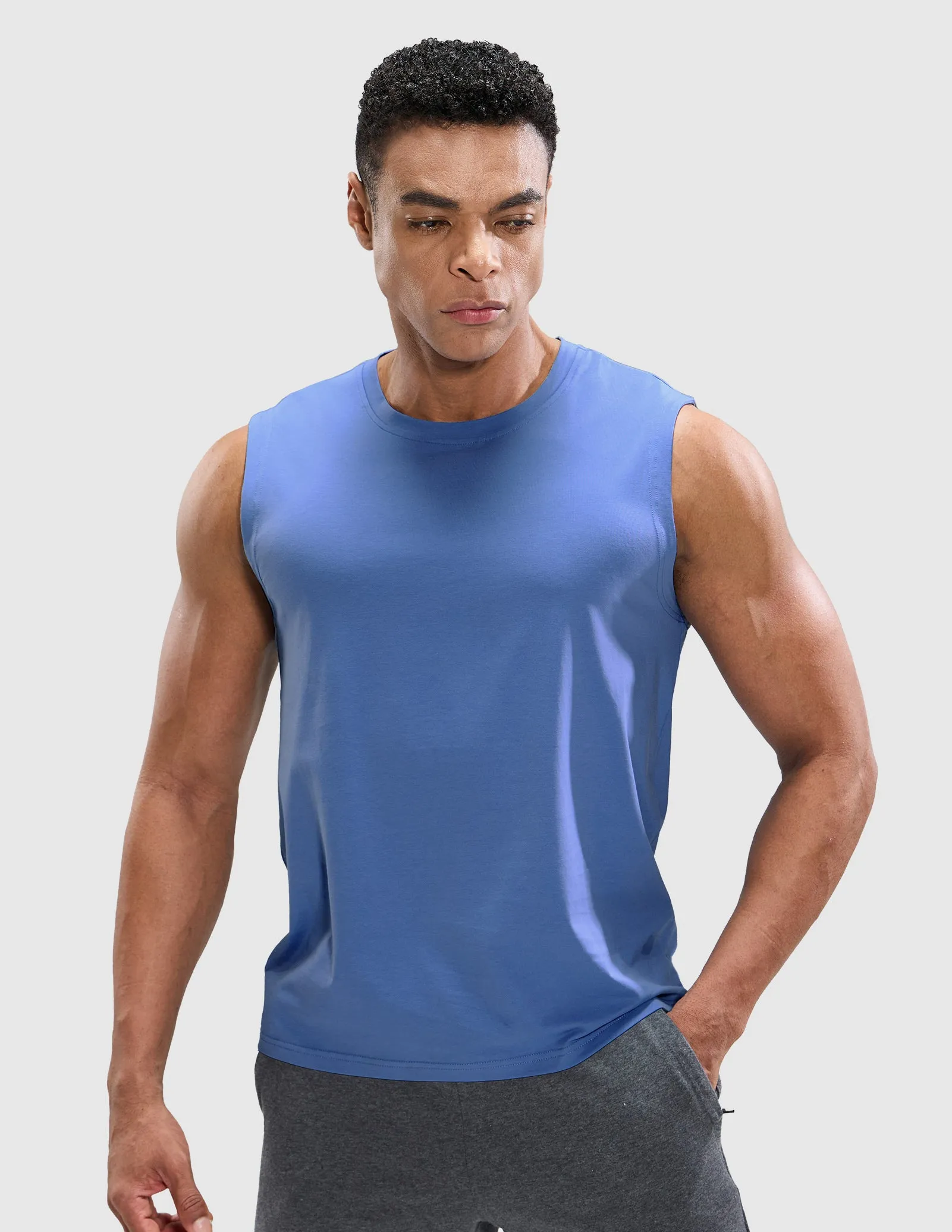 Men's Cotton Sleeveless Muscle Shirts