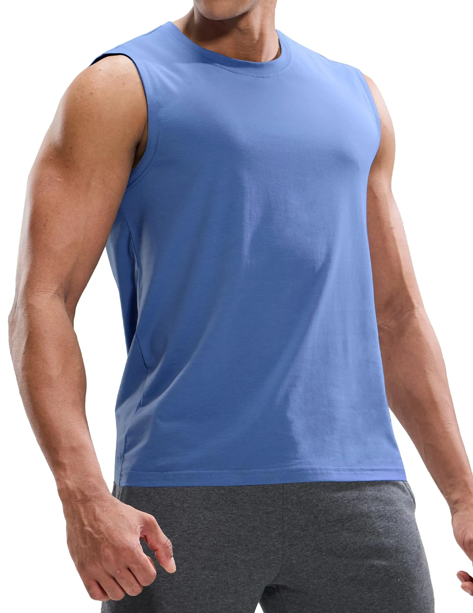 Men's Cotton Sleeveless Muscle Shirts