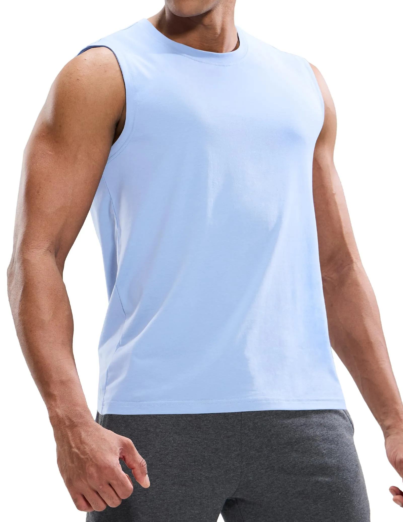 Men's Cotton Sleeveless Muscle Shirts