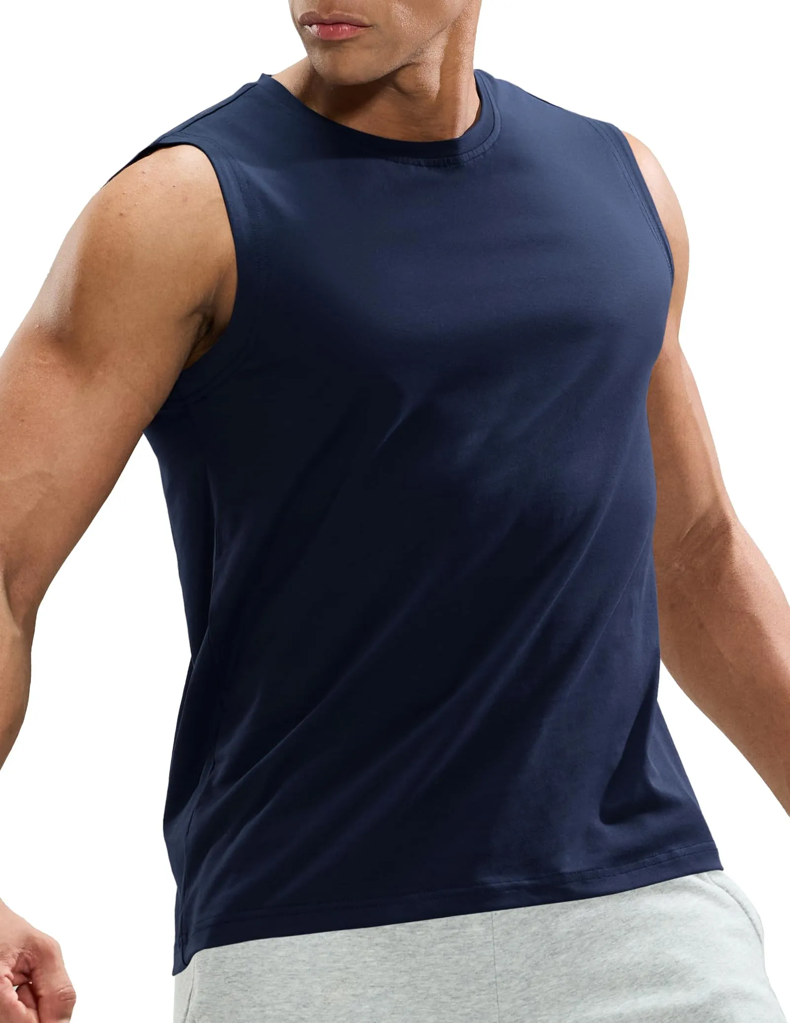 Men's Cotton Sleeveless Muscle Shirts