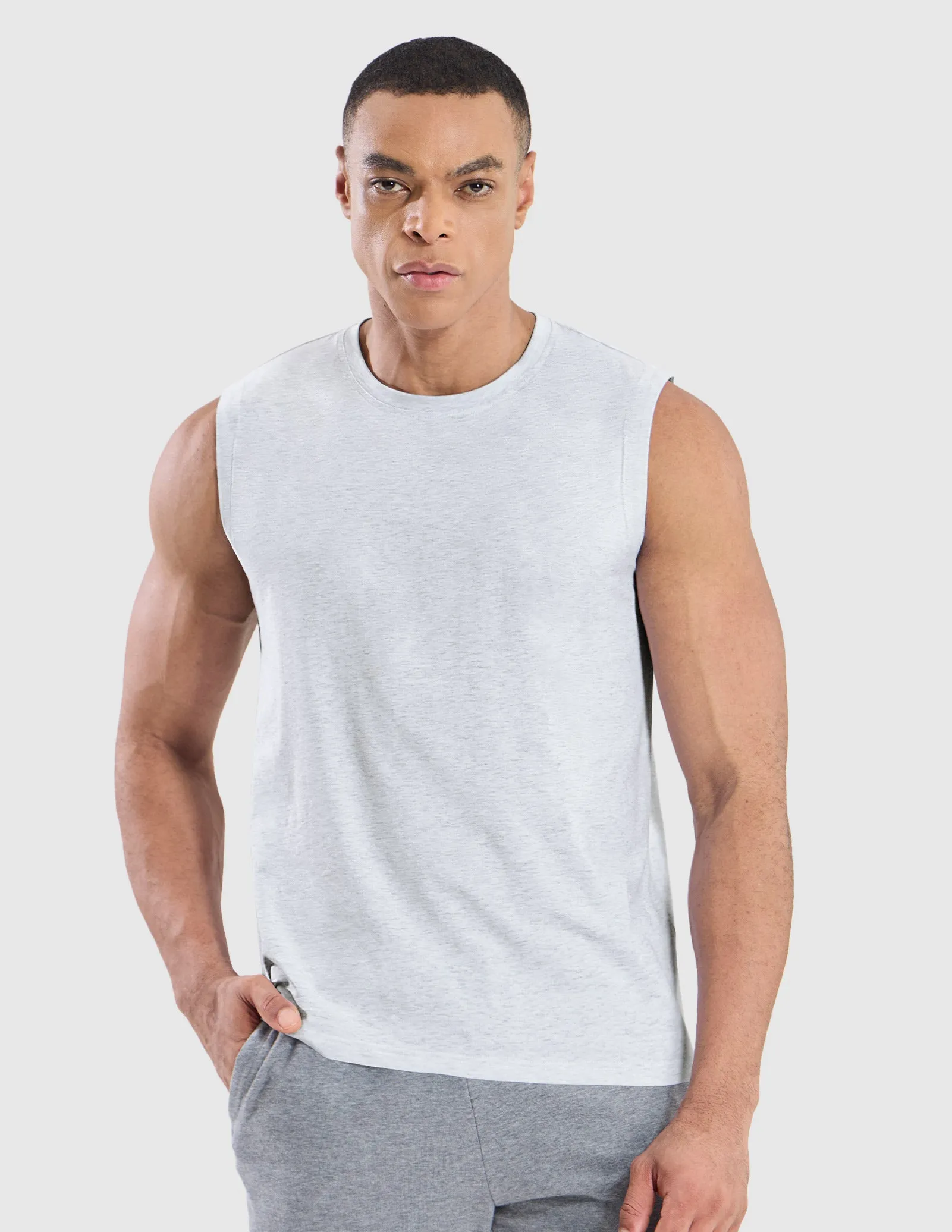 Men's Cotton Sleeveless Muscle Shirts