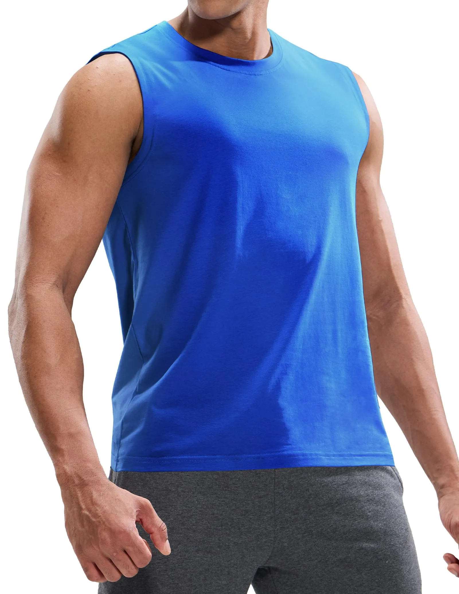 Men's Cotton Sleeveless Muscle Shirts