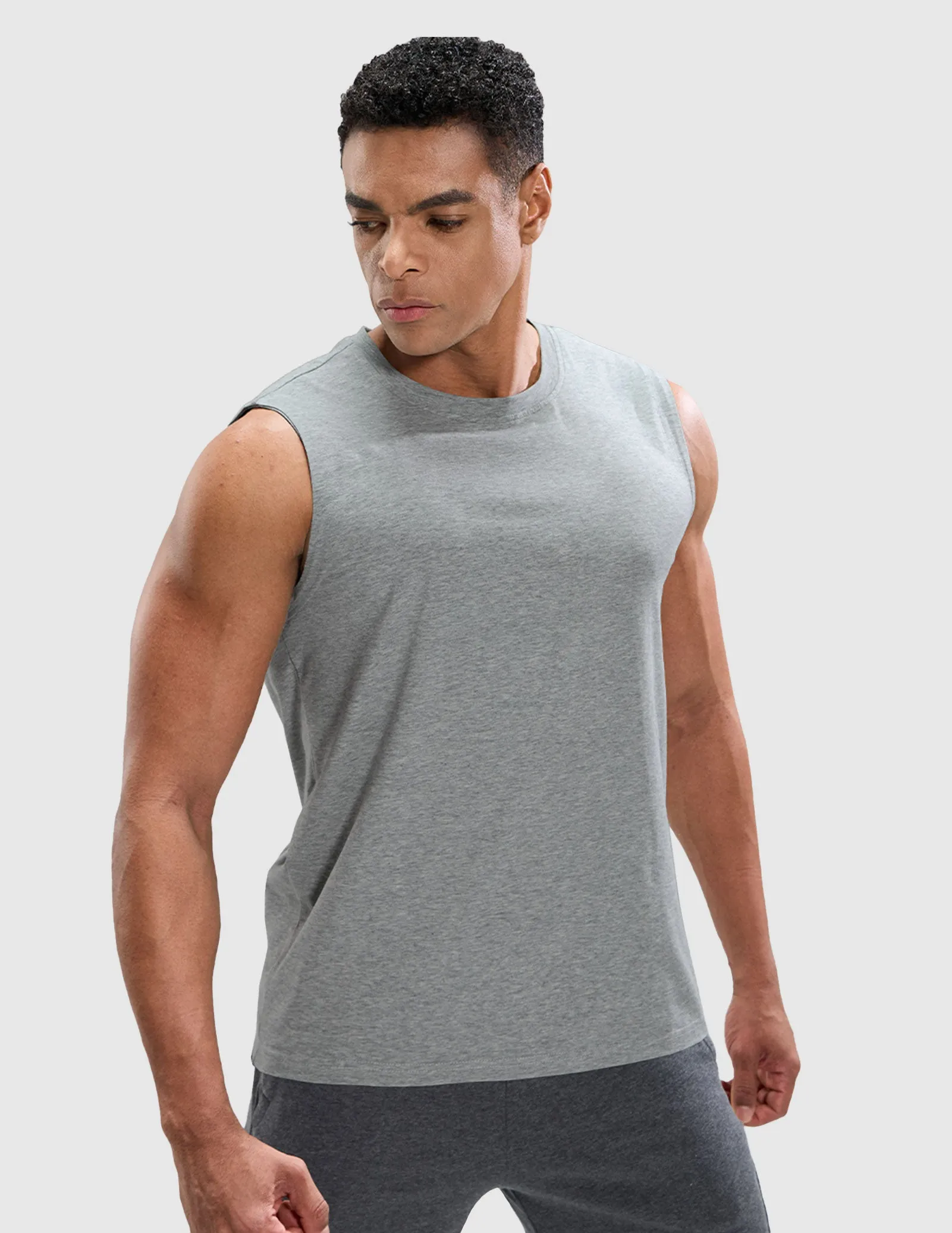 Men's Cotton Sleeveless Muscle Shirts