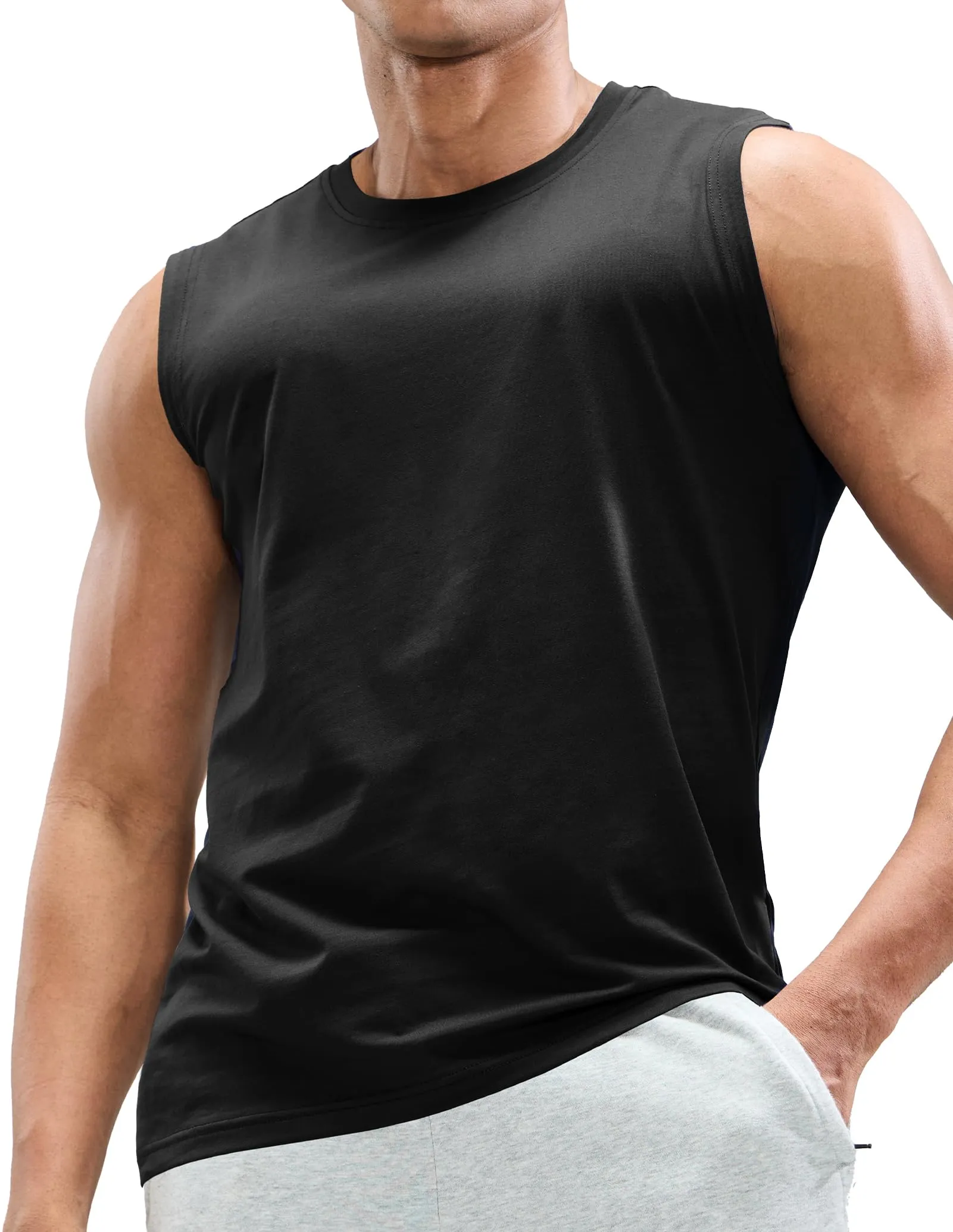 Men's Cotton Sleeveless Muscle Shirts