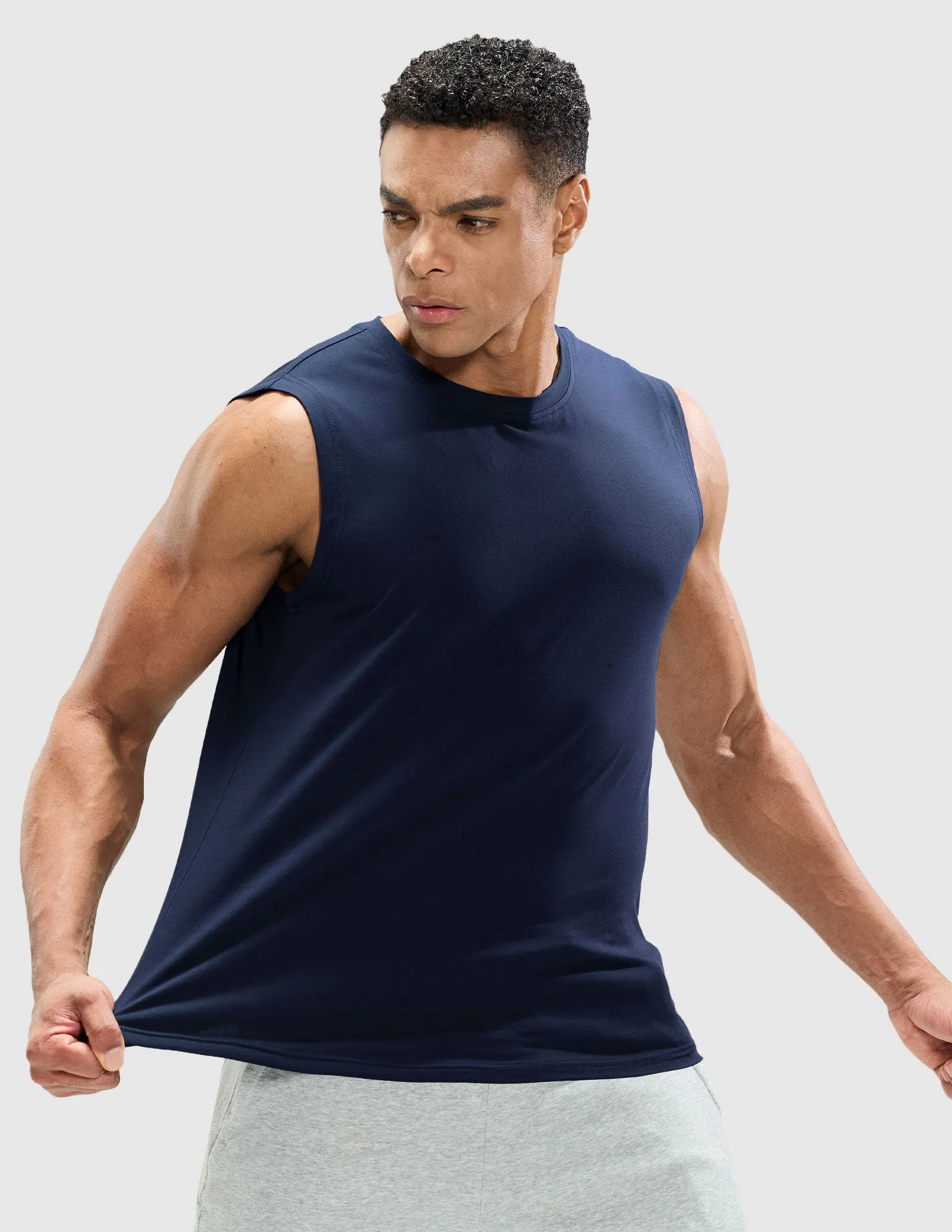 Men's Cotton Sleeveless Muscle Shirts