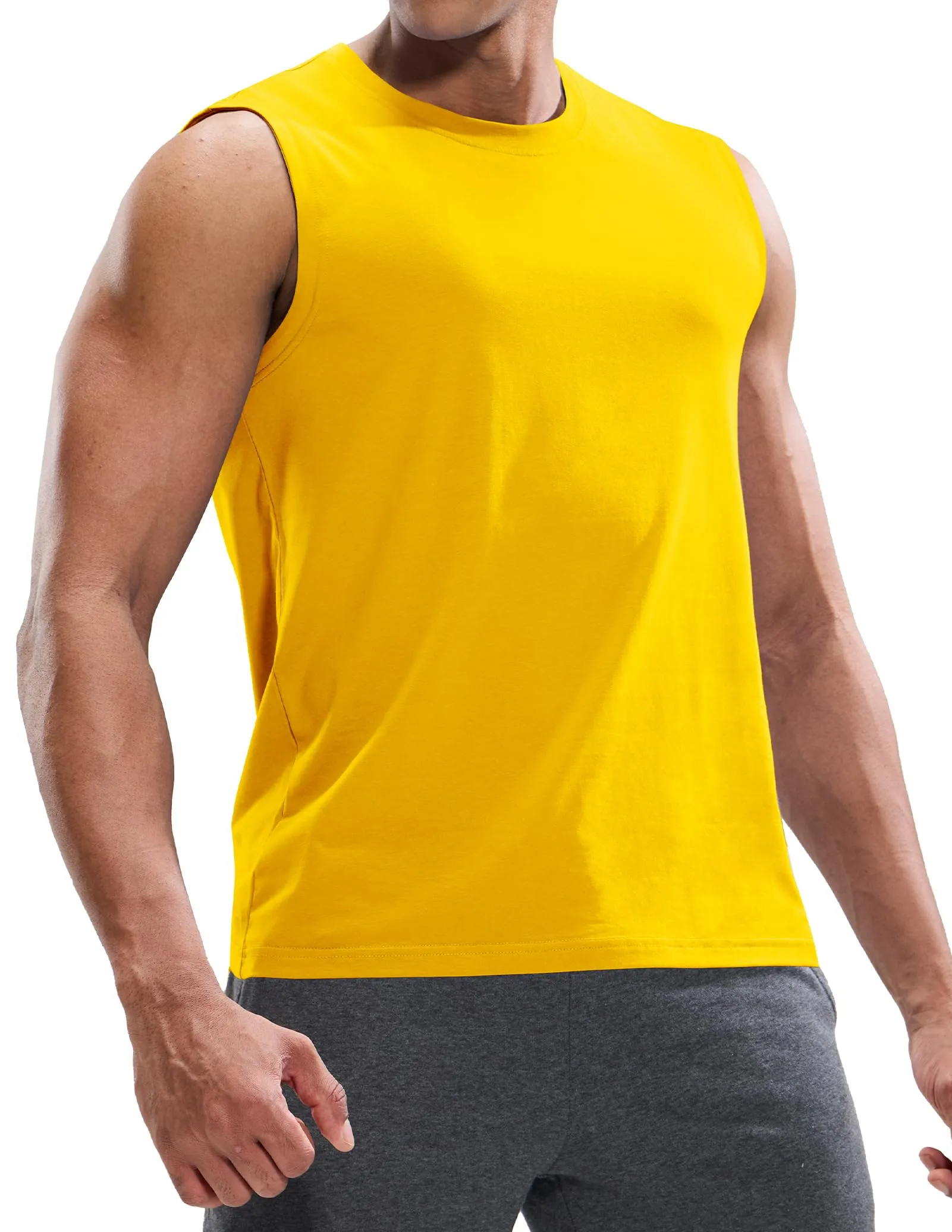 Men's Cotton Sleeveless Muscle Shirts