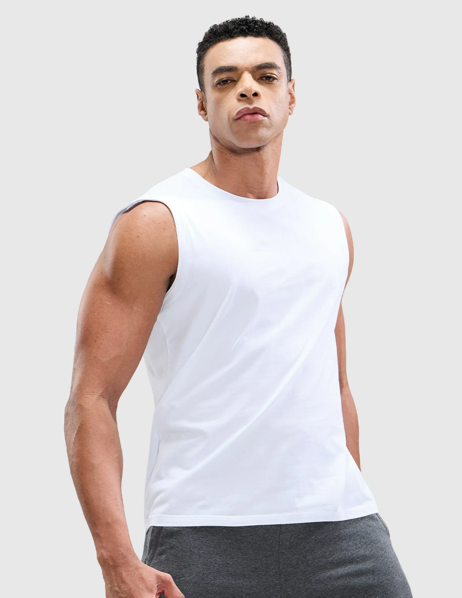 Men's Cotton Sleeveless Muscle Shirts