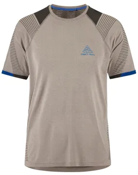 Men's Pro Trail Running Fuseknit Short Sleeve Tee (Clay)