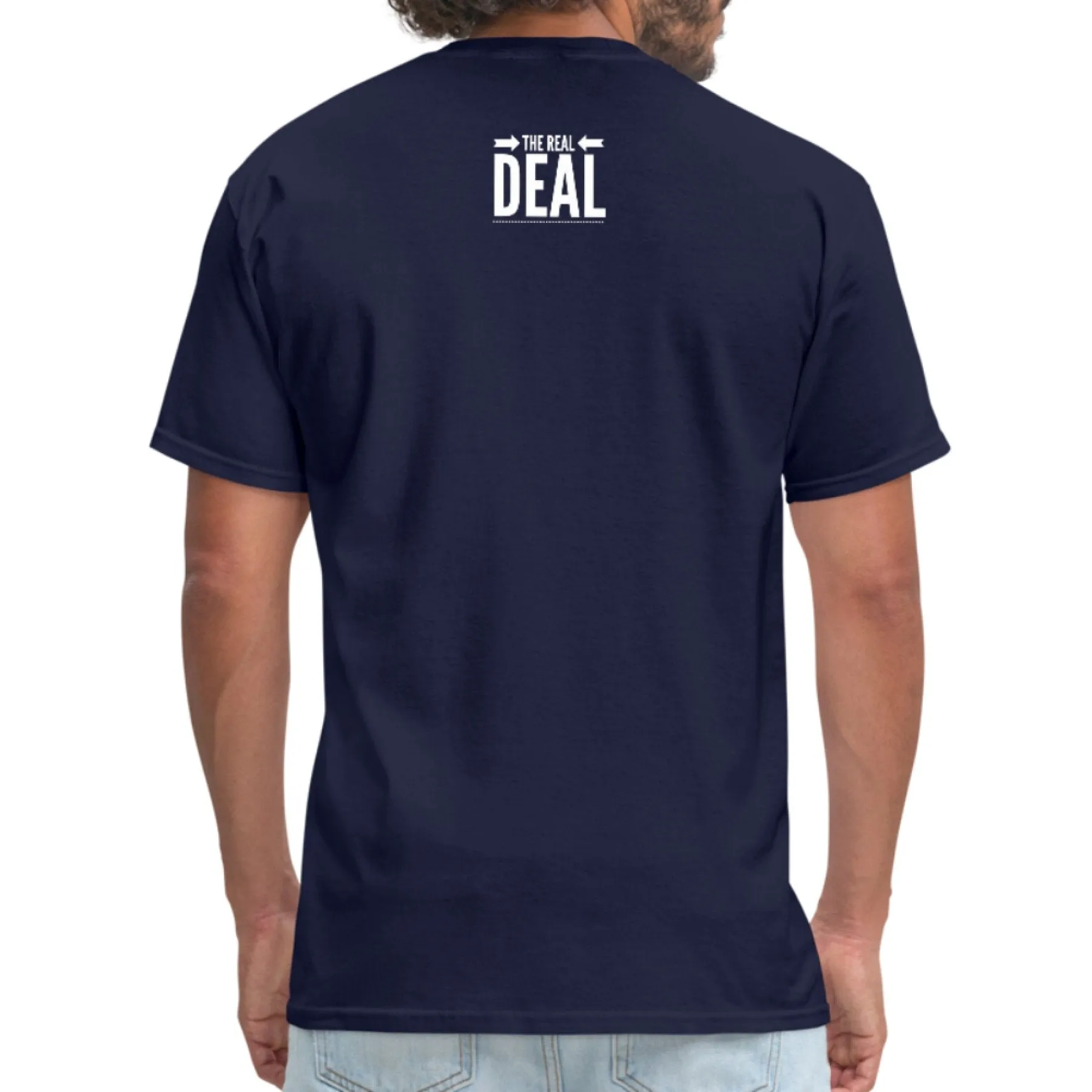 Mens Unisex T-shirt, The Real Deal Double Arrow Graphic Tee