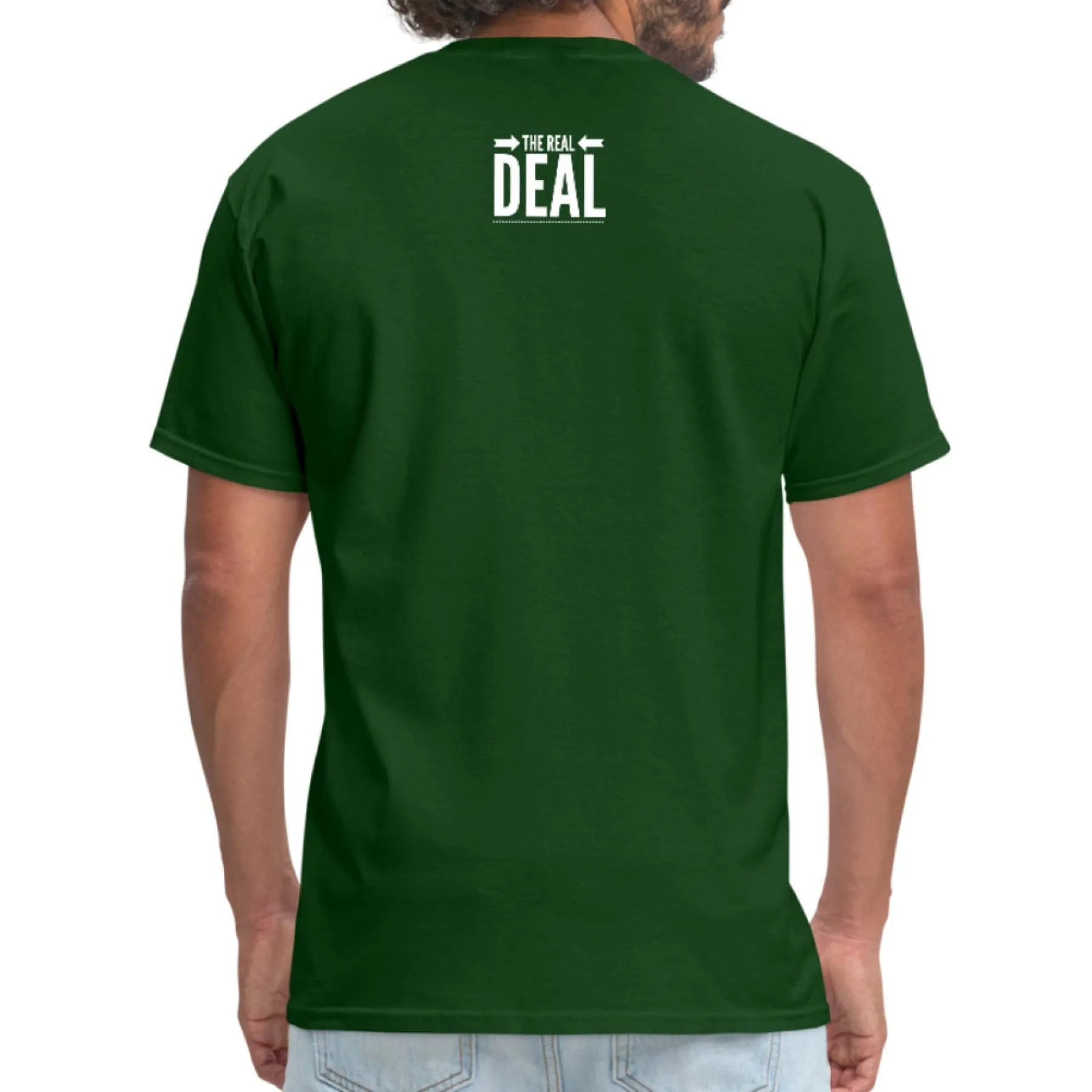 Mens Unisex T-shirt, The Real Deal Double Arrow Graphic Tee