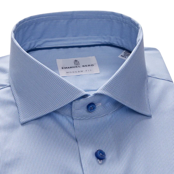 Modern Performance Stretch Dress Shirt MF717296BY Bright Blue