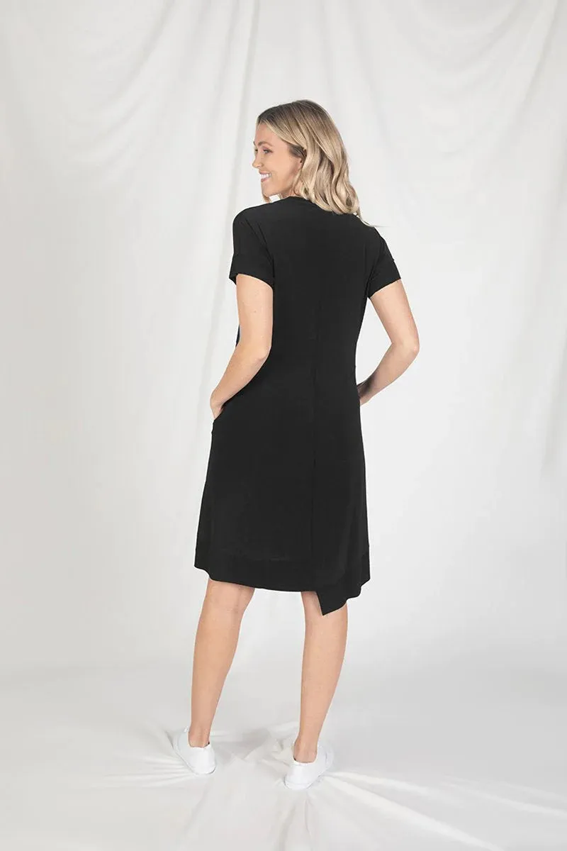 Motion Trim Dress, Short Sleeves