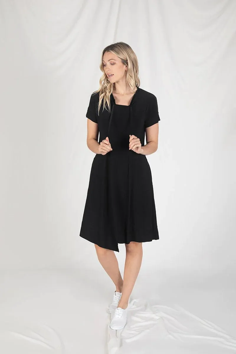 Motion Trim Dress, Short Sleeves