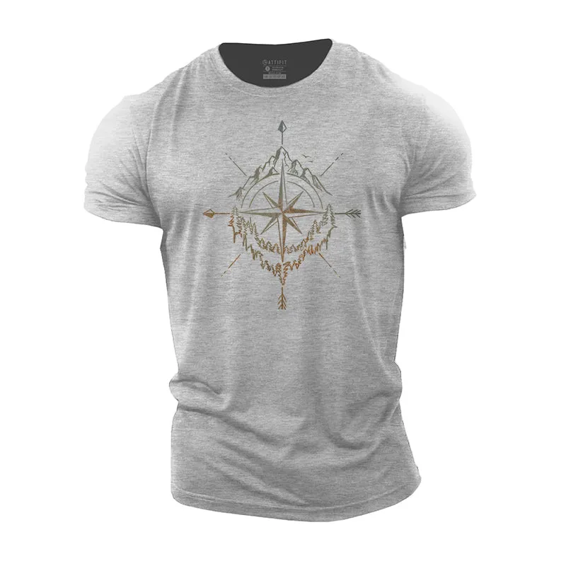 Mountain Compass Cotton T-shirts