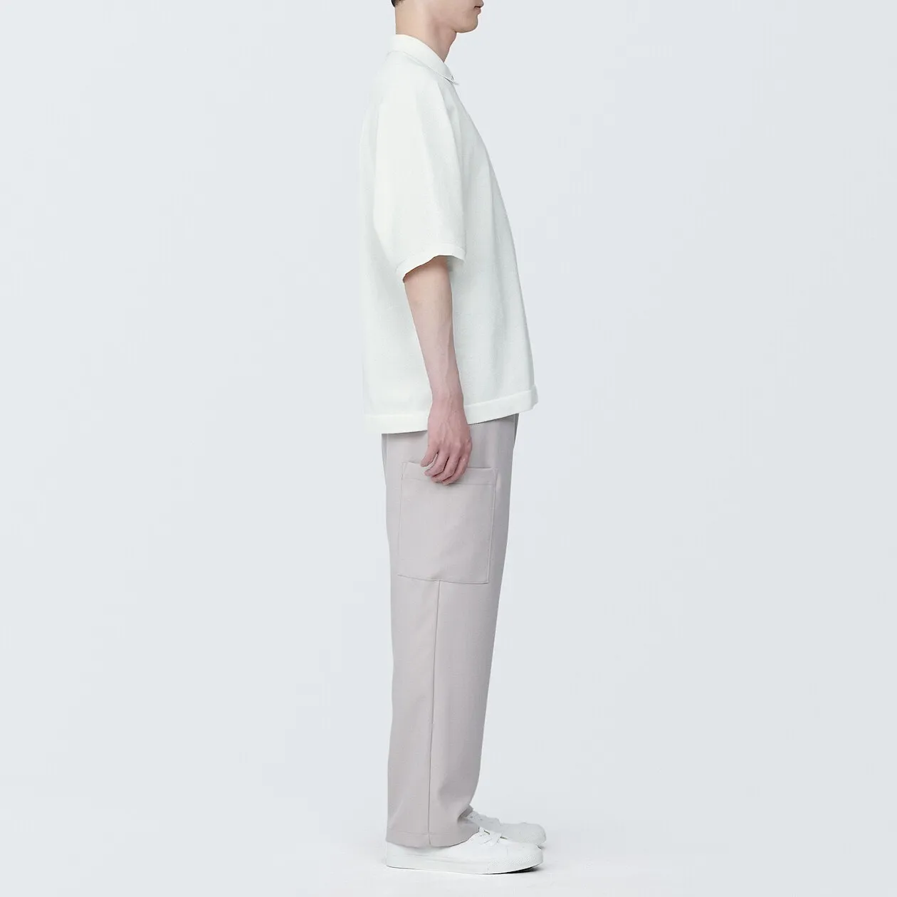 MUJI Labo Quick Dry Knitted Polo Shirt