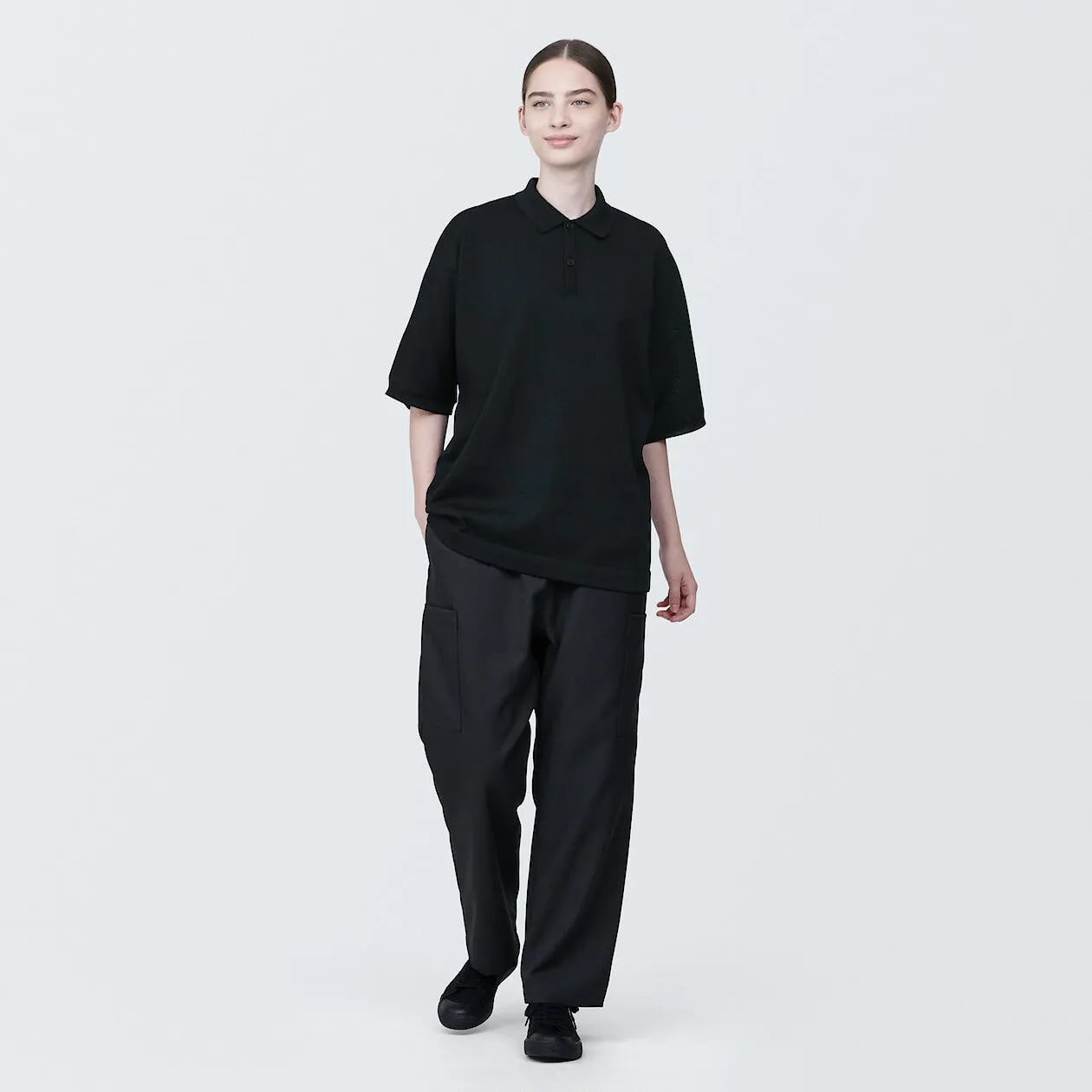 MUJI Labo Quick Dry Knitted Polo Shirt