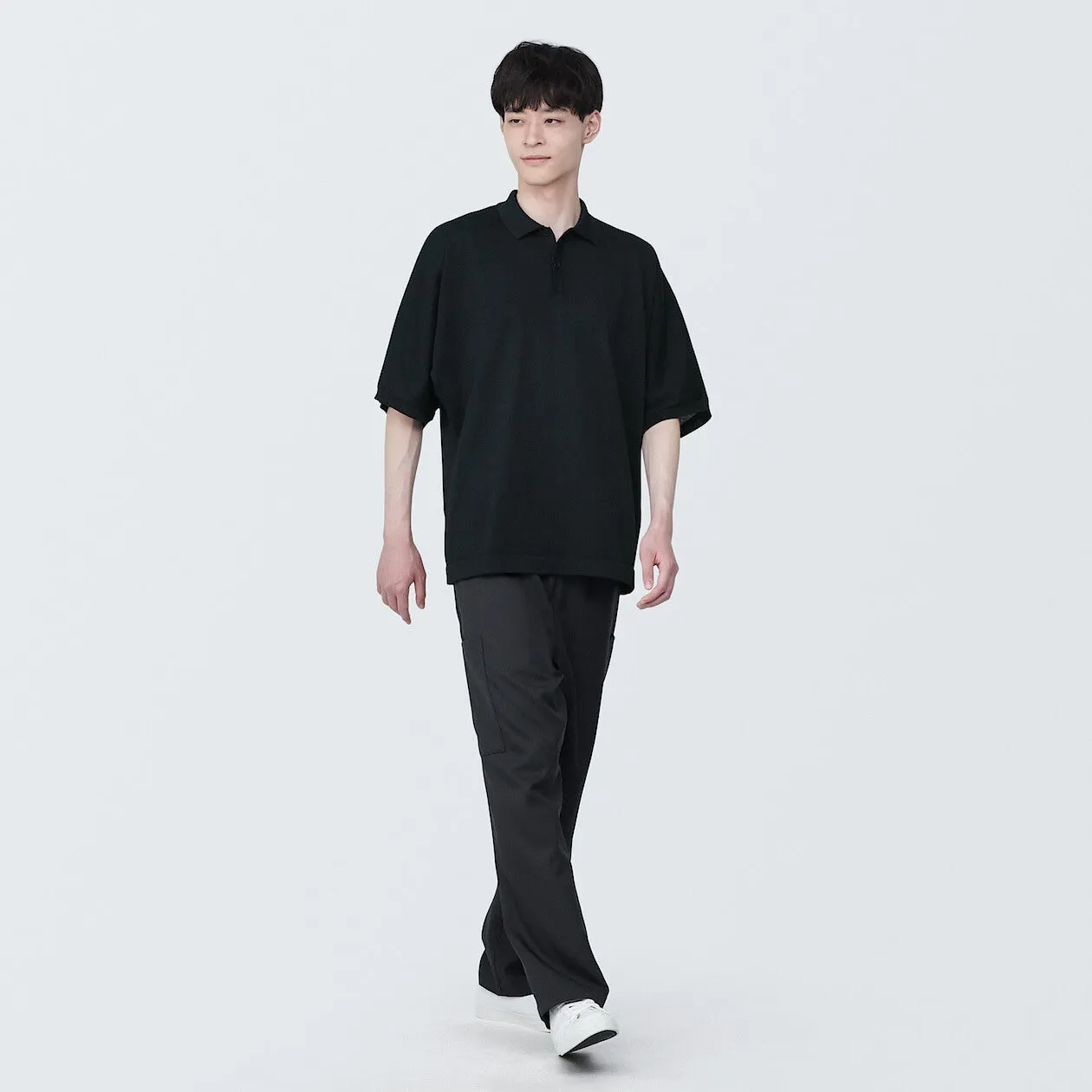 MUJI Labo Quick Dry Knitted Polo Shirt