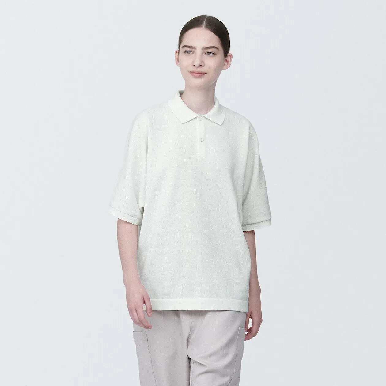 MUJI Labo Quick Dry Knitted Polo Shirt