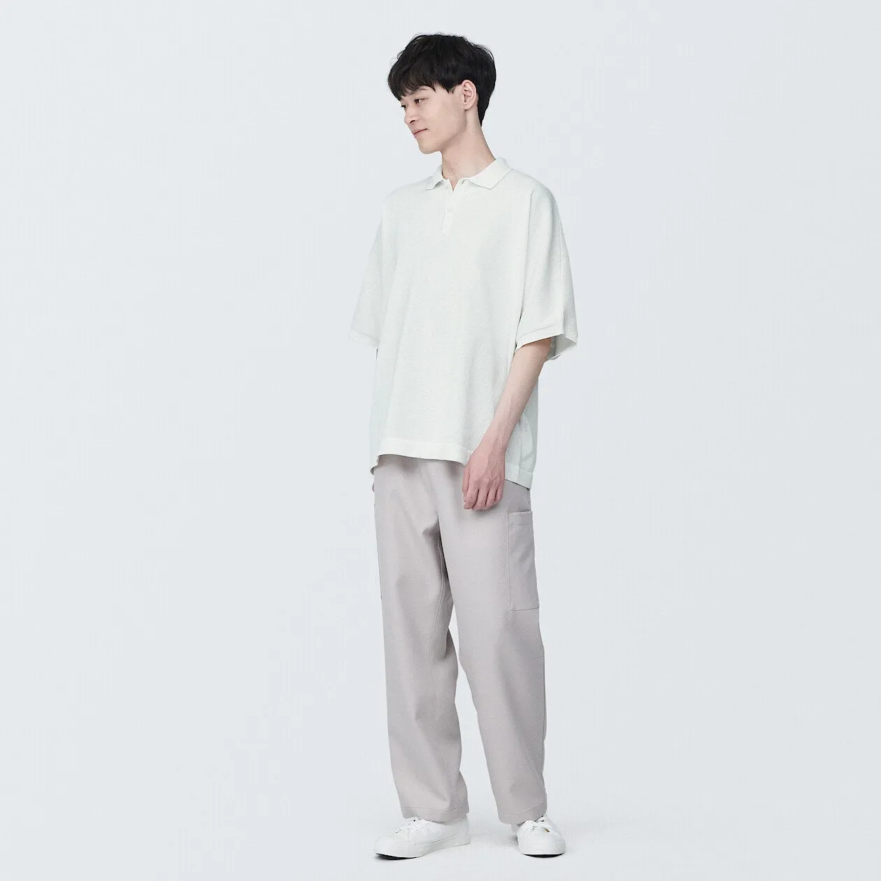 MUJI Labo Quick Dry Knitted Polo Shirt