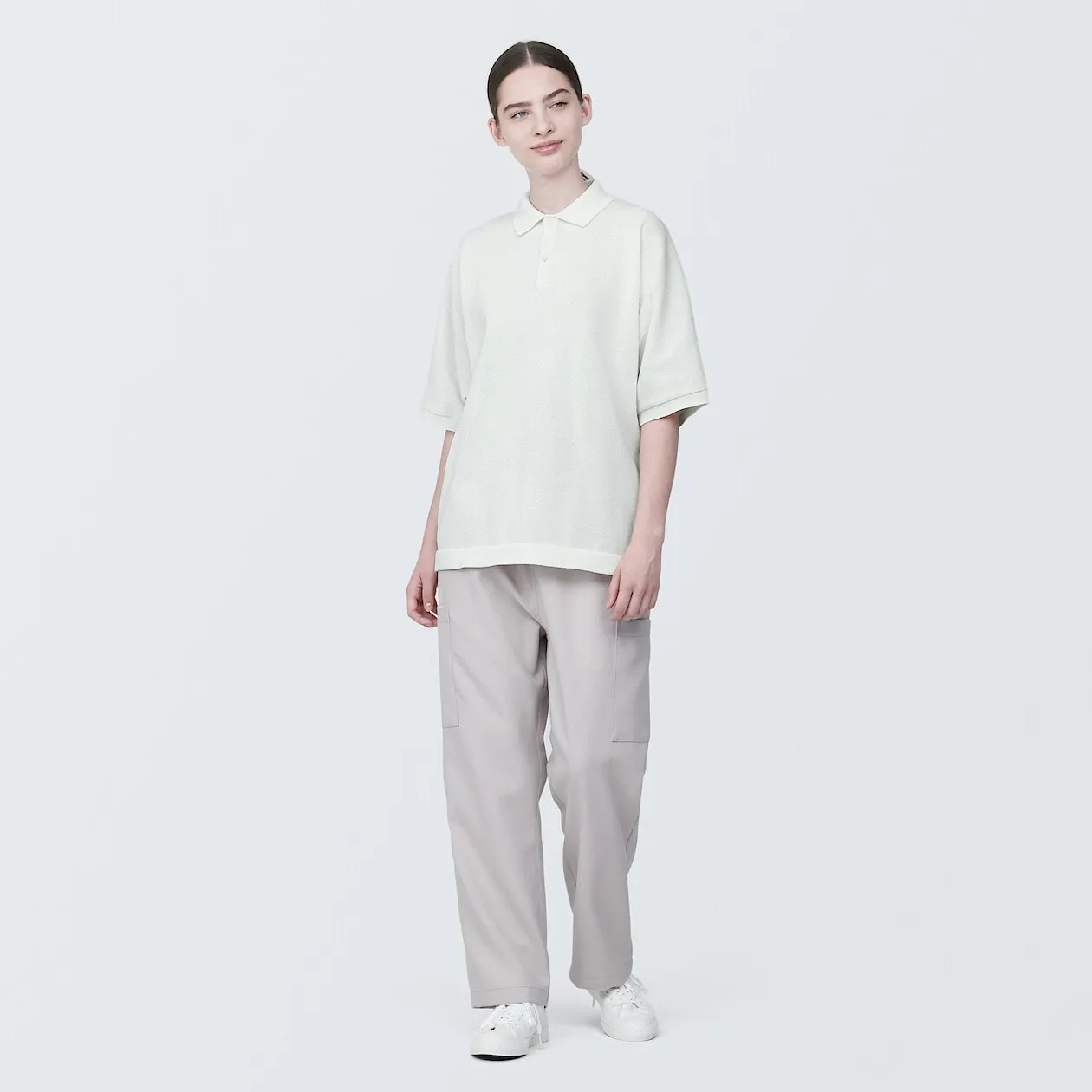 MUJI Labo Quick Dry Knitted Polo Shirt