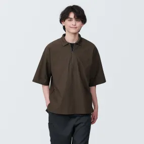 MUJI Labo UV Quick Dry Zip Up Polo Shirt