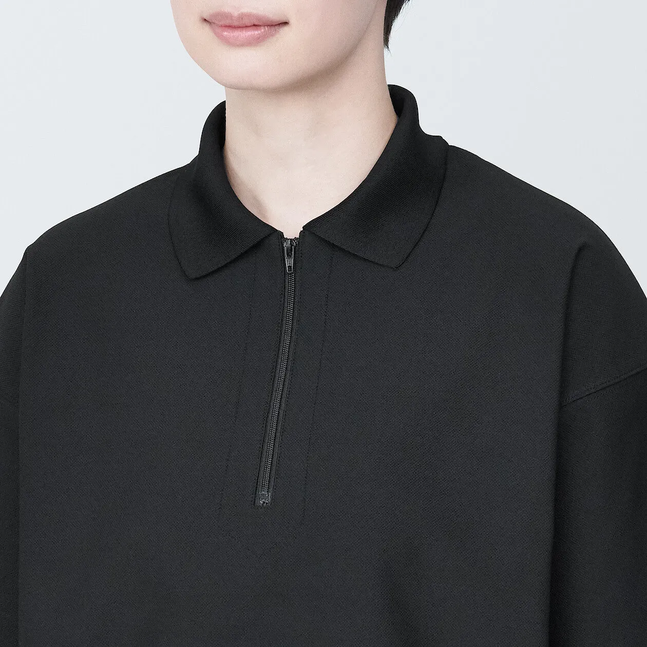 MUJI Labo UV Quick Dry Zip Up Polo Shirt