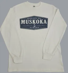 Muskoka Long Sleeve Shirt in White