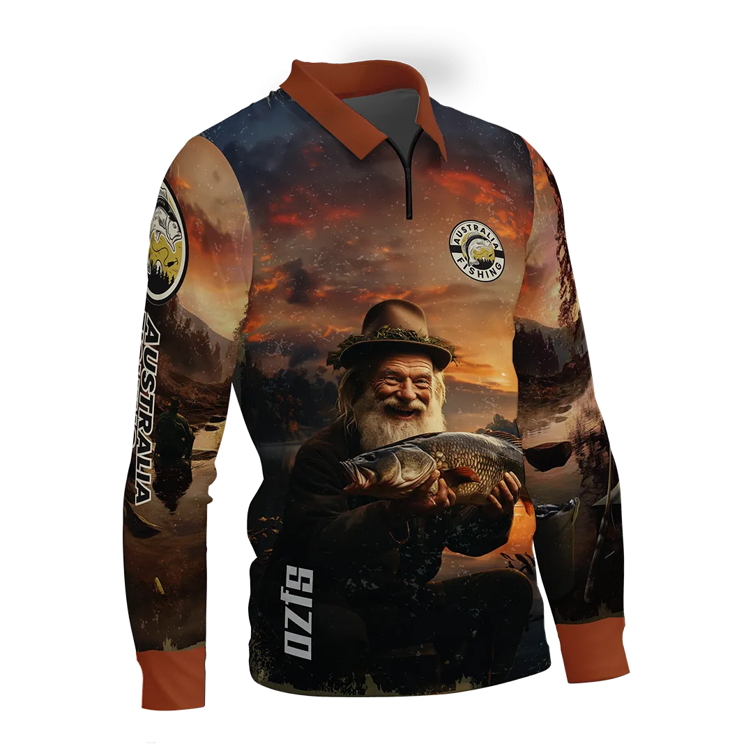 Old School Australia Fishing Shirt - Quick Dry & UV Rated