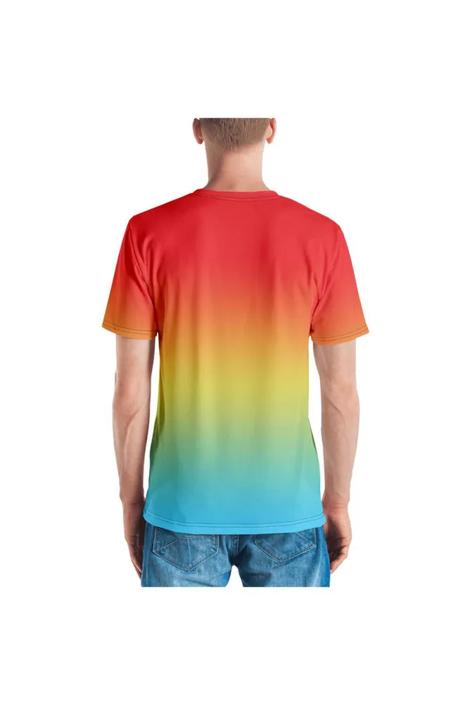 Ombré Orange to Yellow to Azul Men's T-shirt