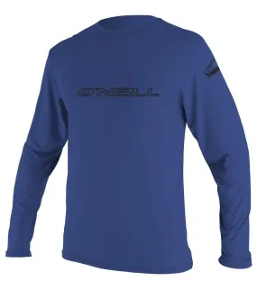 ONEILL Men's BASIC SKINS L/S RASH TEE UPF 50  4339 - PACIFIC BLUE