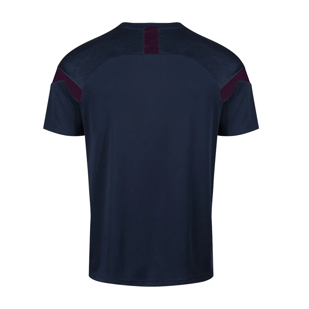 OSO Kinetic T-Shirt - Navy/Maroon