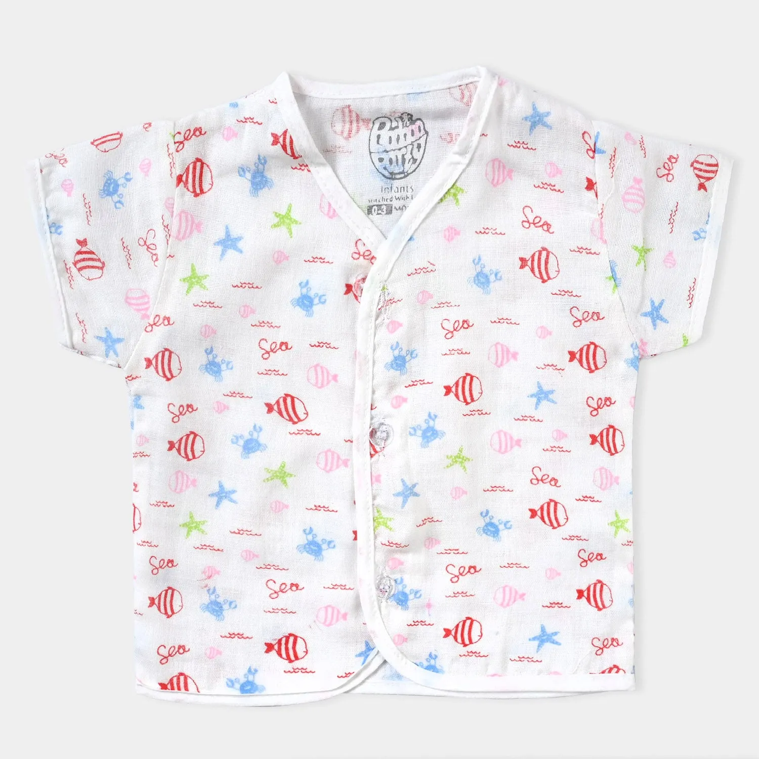 Pack Of 3 Infant Summer Shirt | 0-3Months