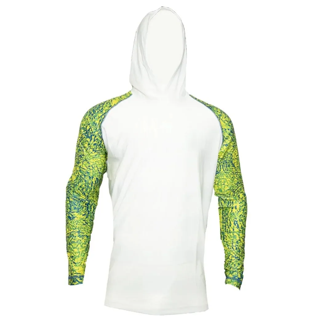 Pattern Hooded Long Sleeve Performance with Repel X