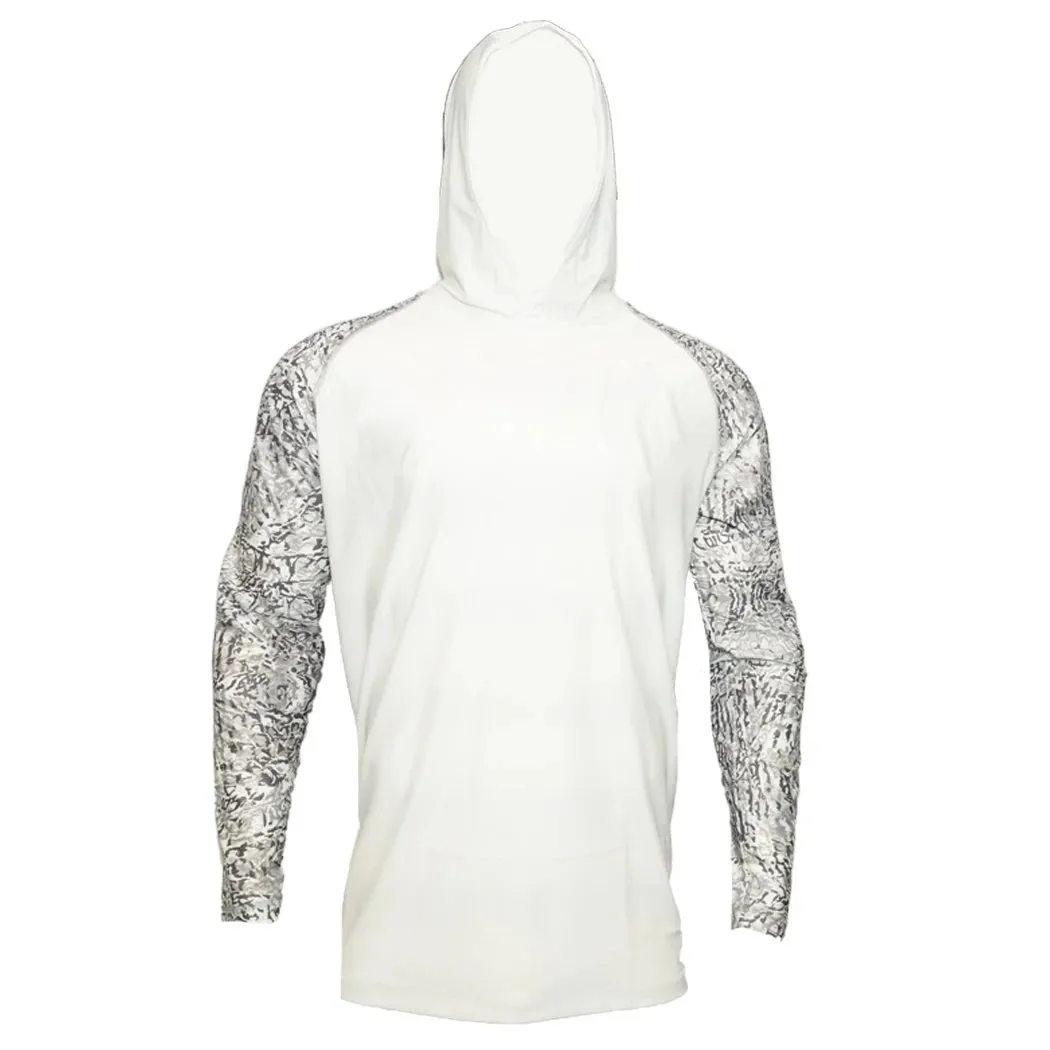 Pattern Hooded Long Sleeve Performance with Repel X