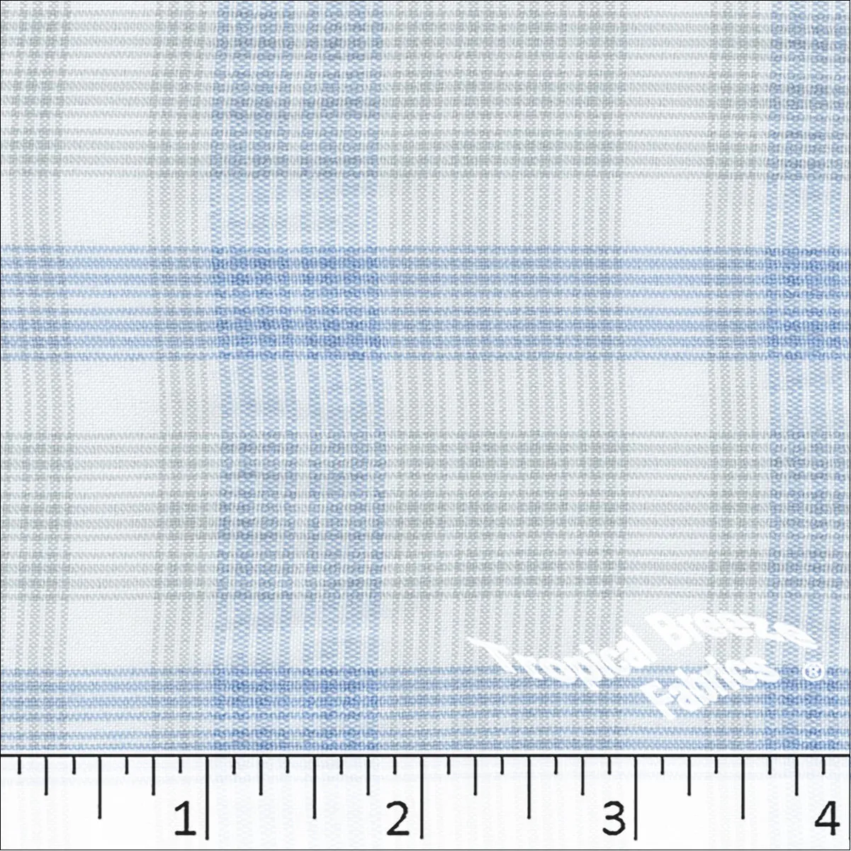 Quick Dry Plaid Polyester Rayon Blend Fabric 12423