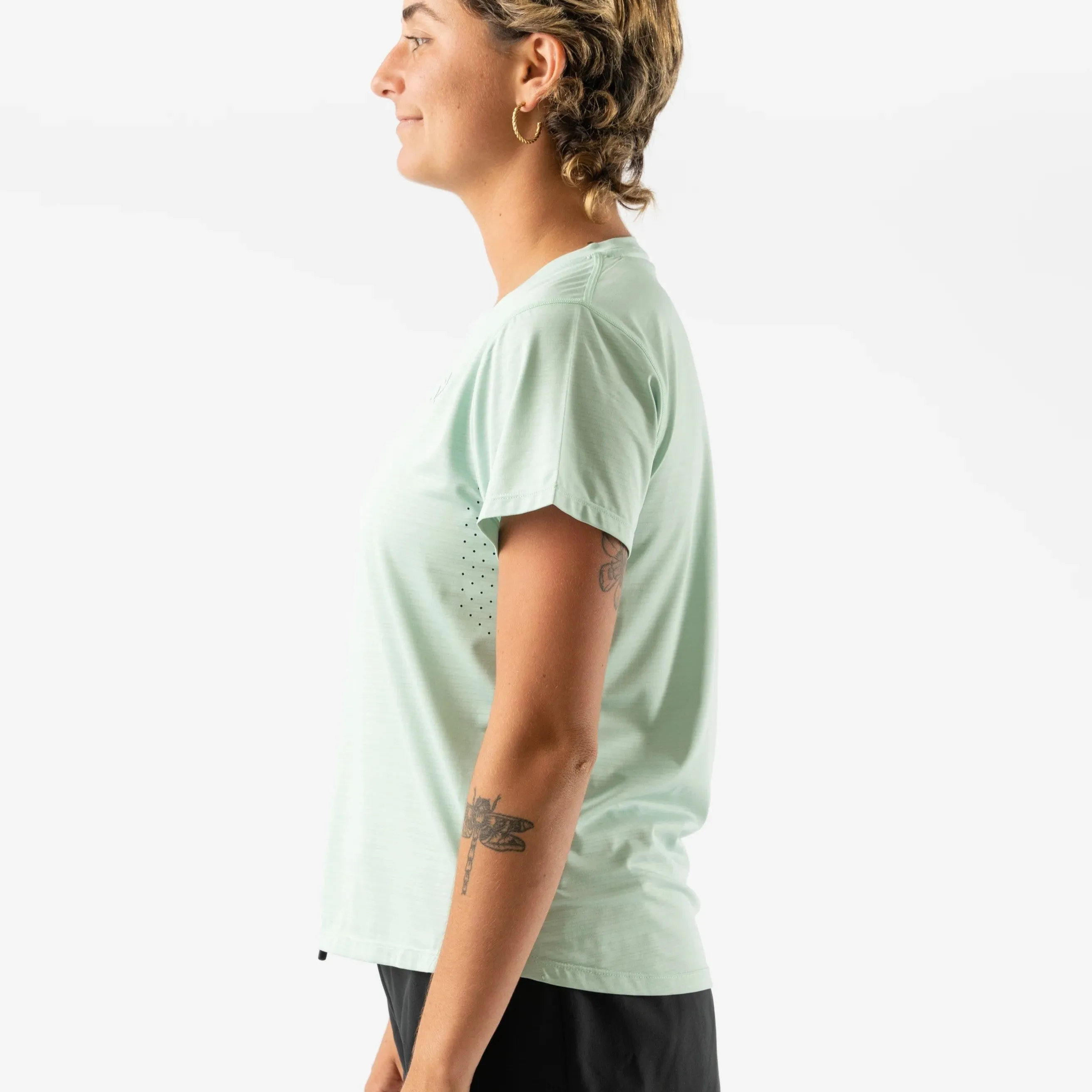 rabbit UPF SS Tee | Lichen | Womens