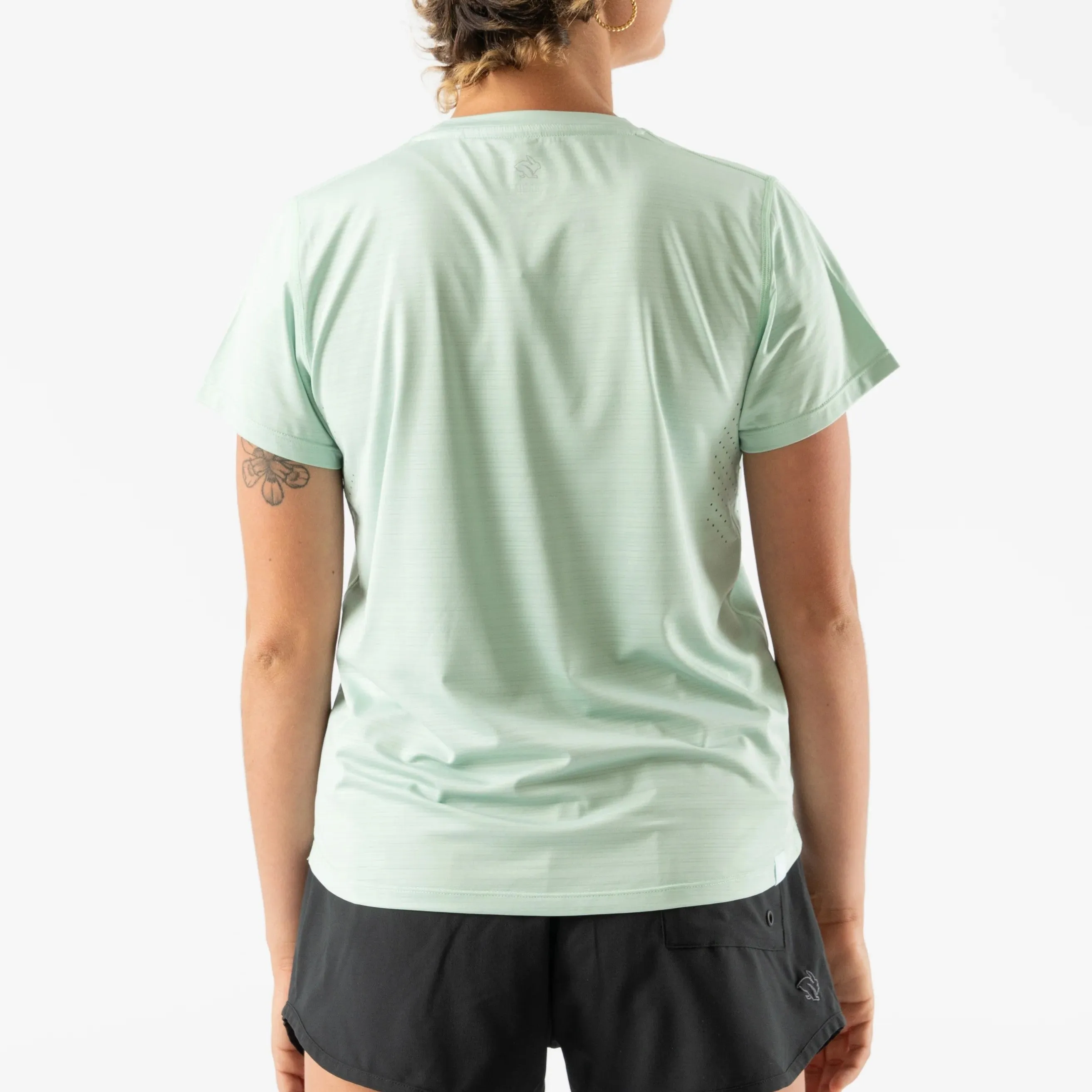 rabbit UPF SS Tee | Lichen | Womens