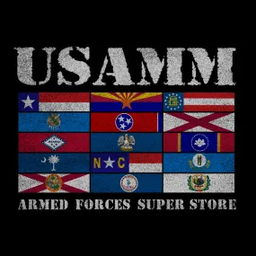 Rack State Flags USAMM T-Shirt