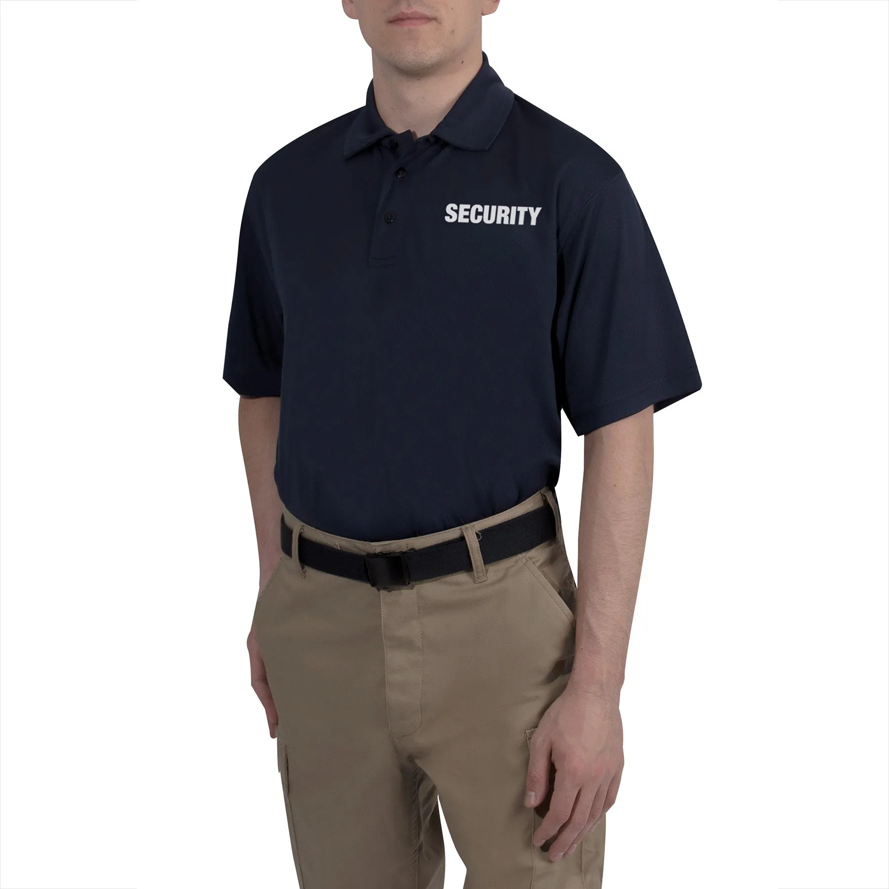 Rothco Moisture Wicking Security Polo Shirt / Midnight Navy Blue