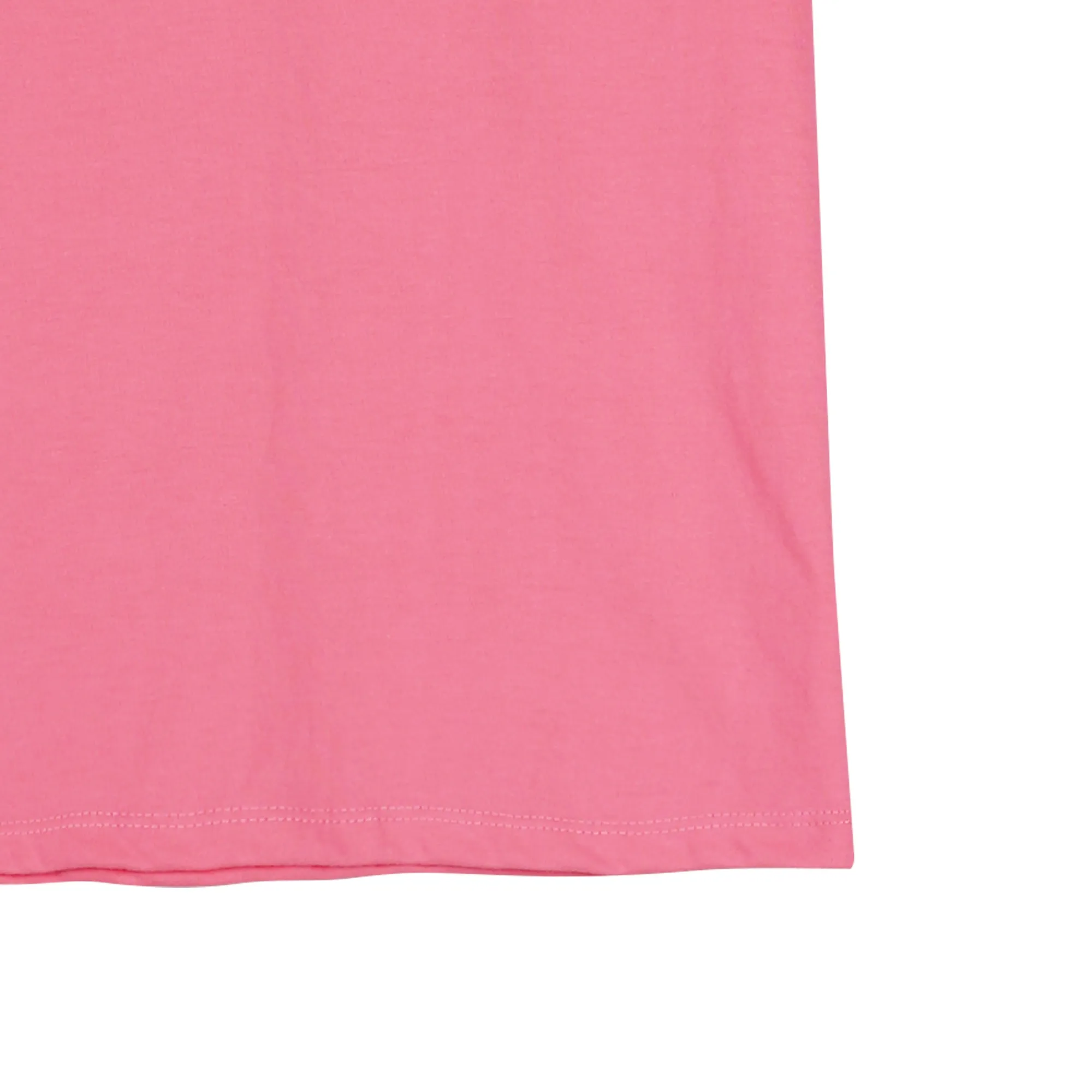 RRJ Basic Tees for Ladies Slim Fitting Ribbed Fabric Trendy fashion Casual Top Pink Tees for Ladies 141023 (Pink)