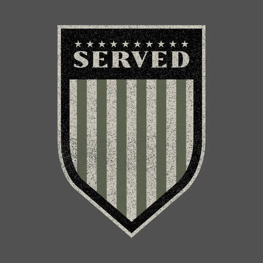 Served Shield Drab T-Shirt