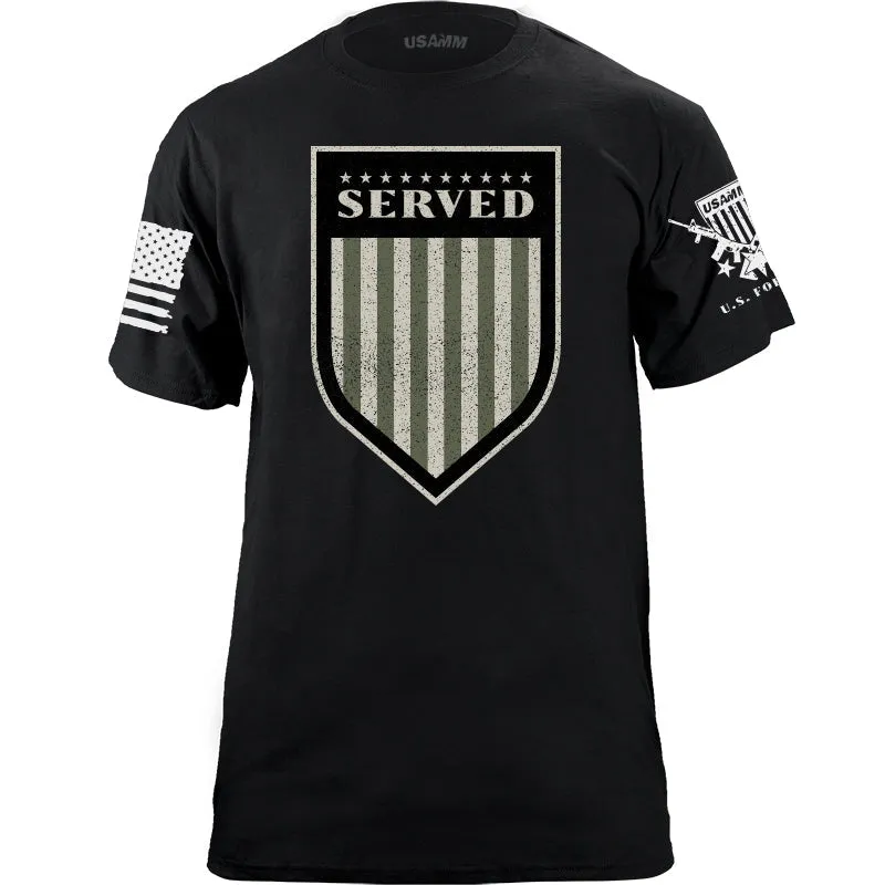 Served Shield Drab T-Shirt