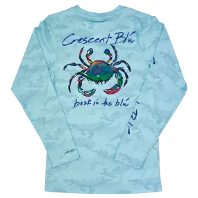 Signature Crab UPF Hex Camo Sun Shirts