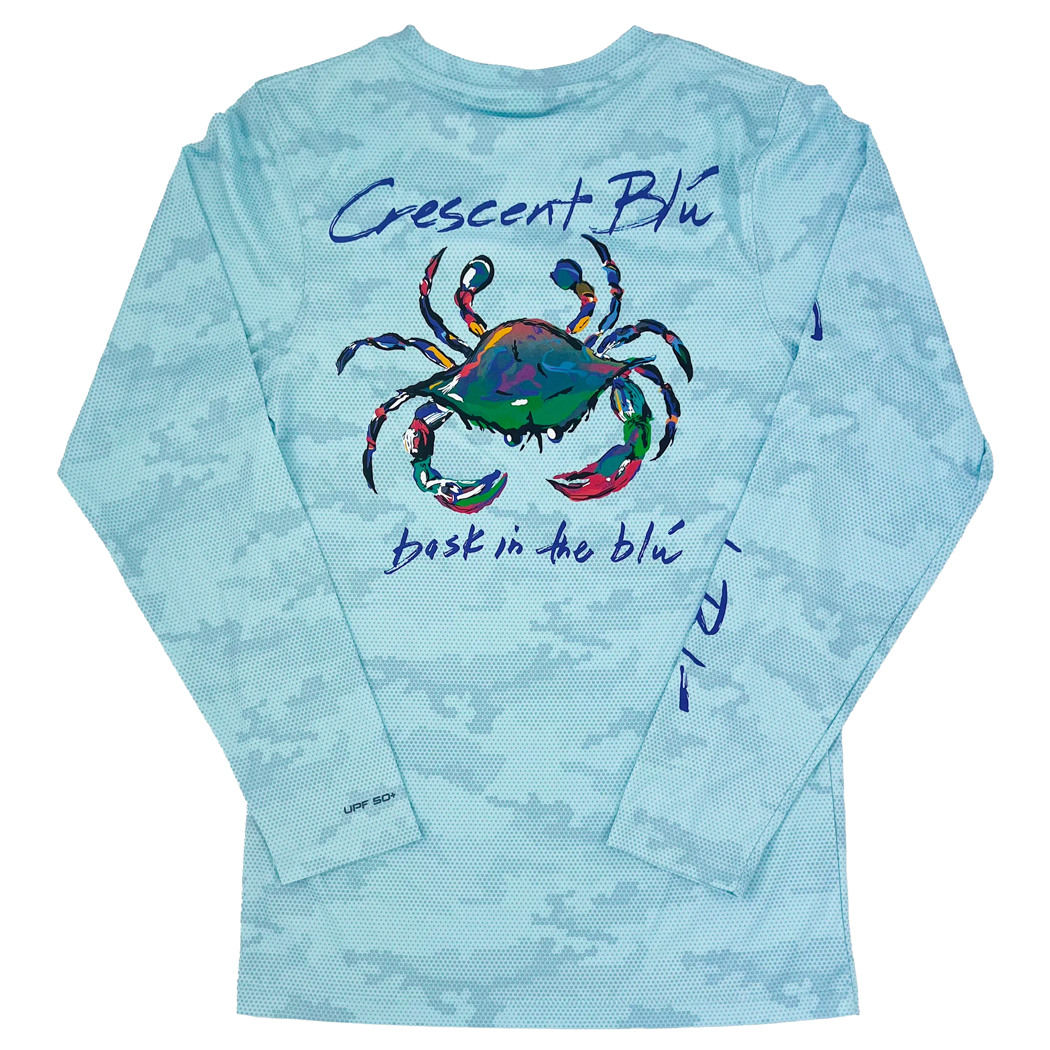 Signature Crab UPF Hex Camo Sun Shirts