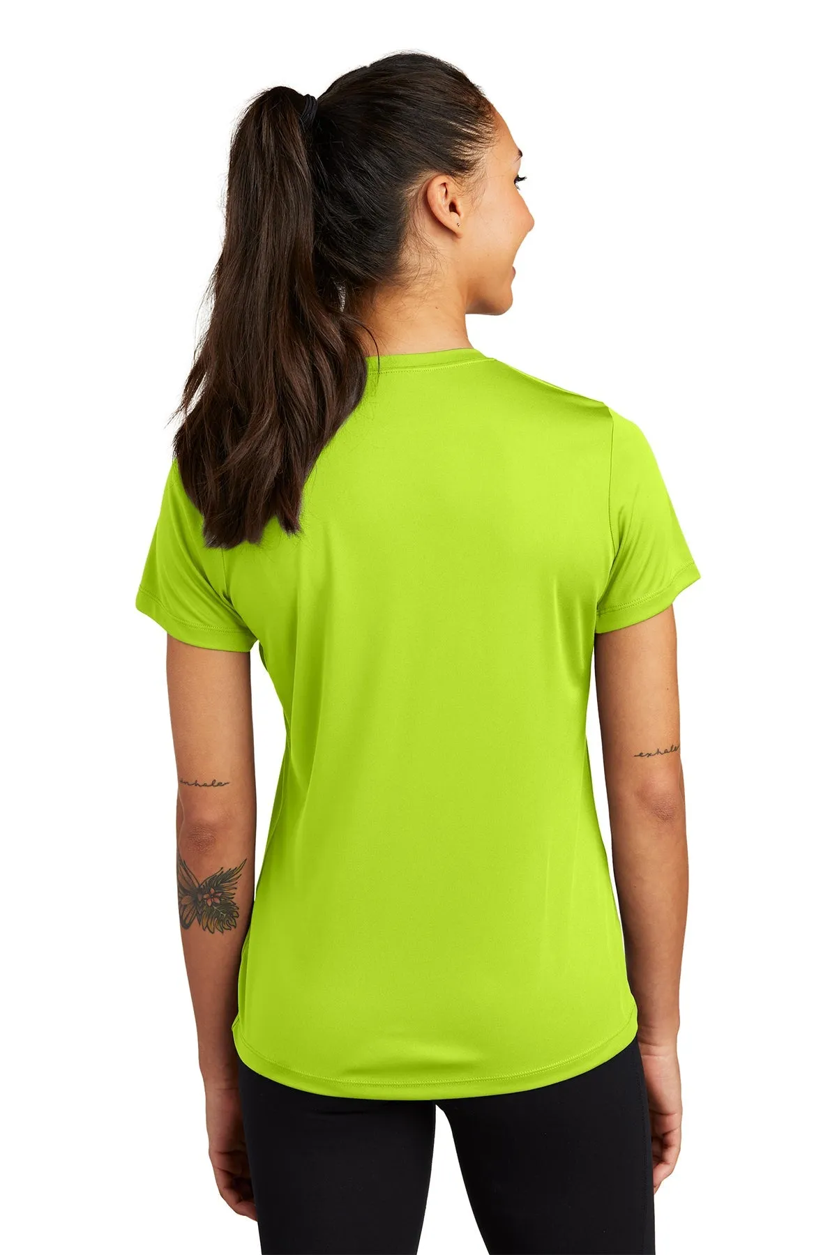 Sport-Tek Ladies PosiCharge Customized Competitor Tee's, Neon Yellow